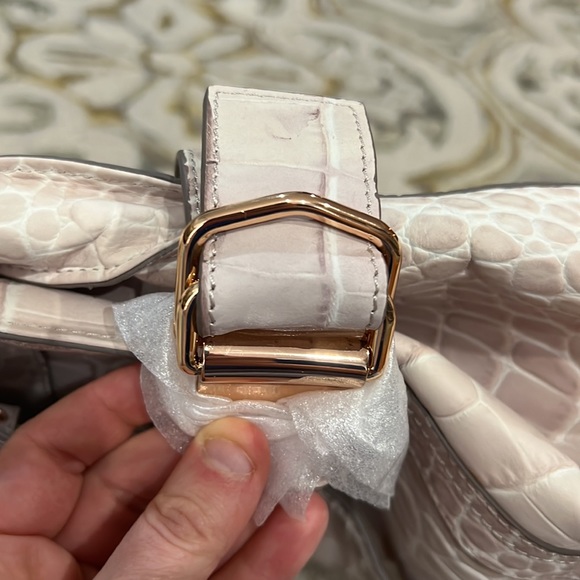 💕 Kooba gorgeous light pink rose gold handcrafted leather xlarge satchel nwot💕 - Picture 16 of 16